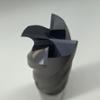 Solid Carbide 4 Flute Endmill .8750 (7/8”) Cutting Dia X 2.25 Flute Length With .020 Corner Chamfer