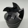 Solid Carbide 5 Flute Endmill 1.000 Cutting Dia X 1.75 Flute Length With .03” Corner Radius