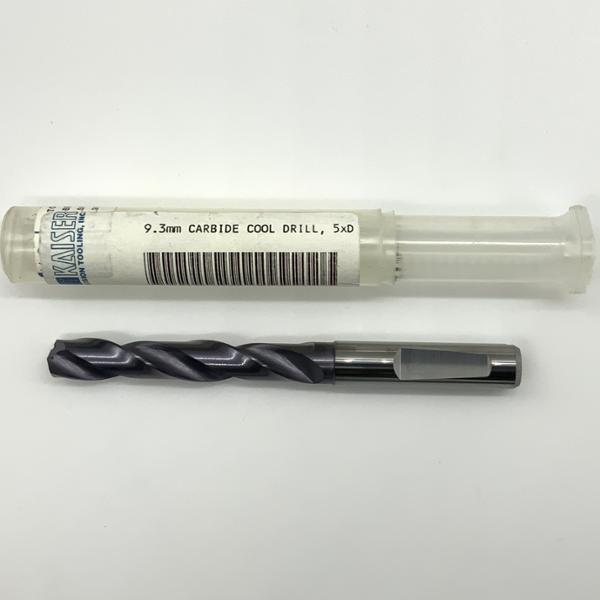 Sphinx Solid Carbide 2 Flute Drill .3661 (9.3mm) Cutting Dia X 2.02 Flute Length Coolant Thru