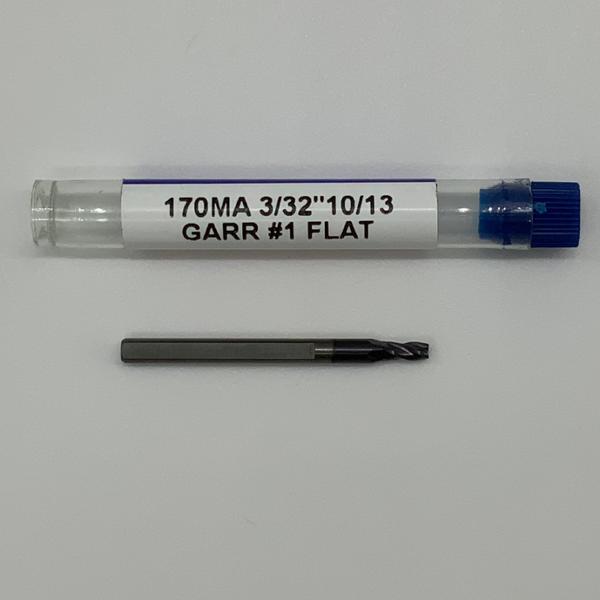 Data Flute CNC Solid Carbide 4 Flute Endmill .0938 (3/32) Cutting Dia X .26 Flute Length