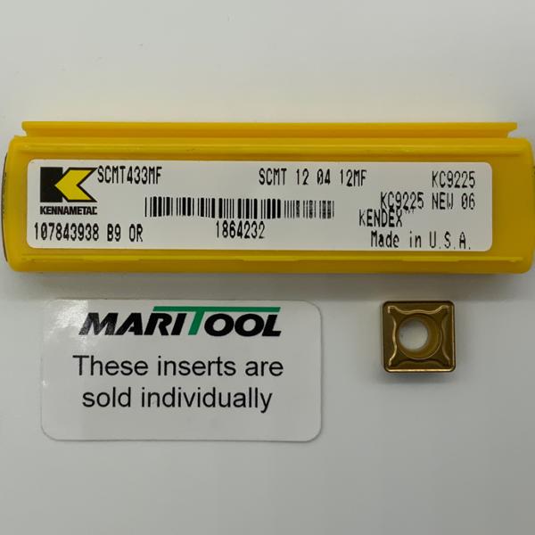 Kennametal SCMT120412MF KC9225 ( SCMT433MF )