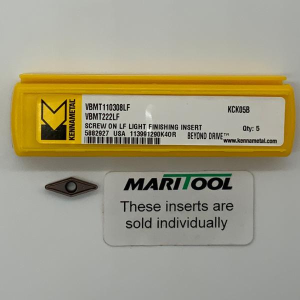 Kennametal VBMT110308LF KCK05B ( VBMT222LF )
