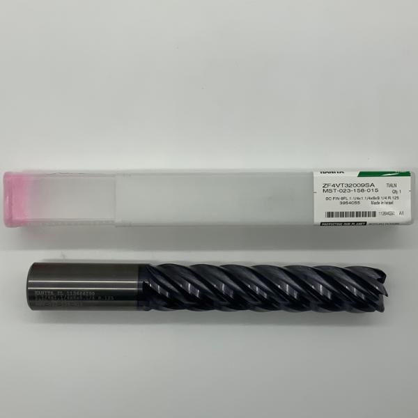 Widia Solid Carbide 6 Flute Endmill 1.250 (1 1/4”) Cutting Dia X 6.0 Flute Length With .125” Corner Radius