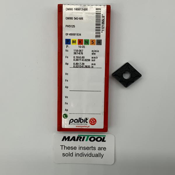 Palbit CNMG 543 MR PH5125  ( CNMG 160612 MR )