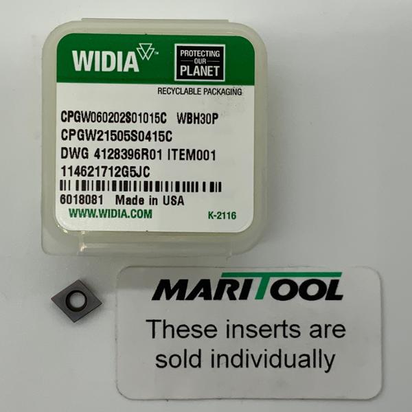 Widia CPGW060202S01015C WBH30P ( CPGW21505S0415C )
