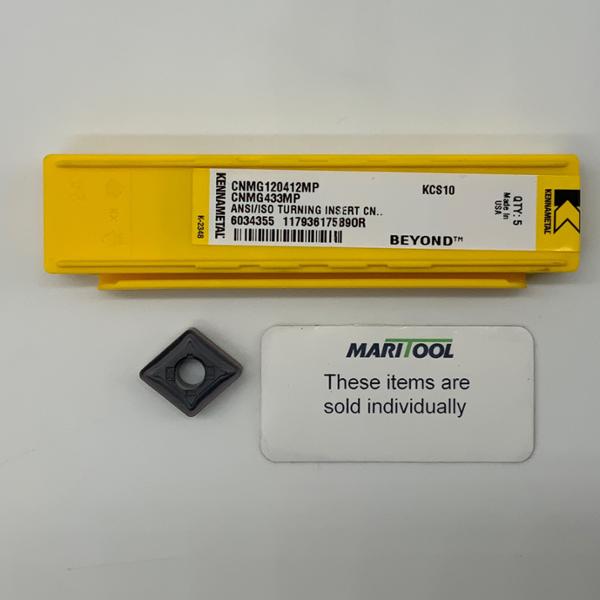 Kennametal CNMG120412MP KCS10 ( CNMG433MP )