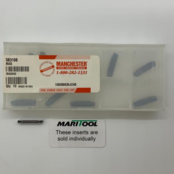 Manchester 583-108 583108 M45 .094 Wide Double Ended Dogbone Angled