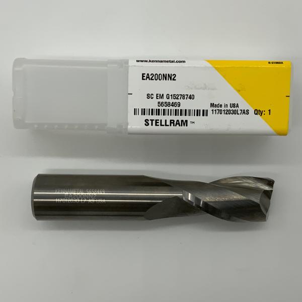 Kennametal Solid Carbide 2 Flute Endmill .7874 (20mm) Cutting Dia X 1.50 Flute Length