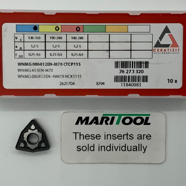 Ceratizit WNMG080412EN M70 CTCP115 ( WNMG433EN M70 )