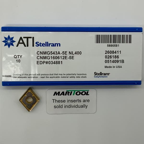 ATI Stellram CNMG160612E 5E NL400 ( CNMG543A 5E )