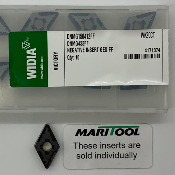 Widia DNMG150412FF WK20CT ( DNMG433FF )