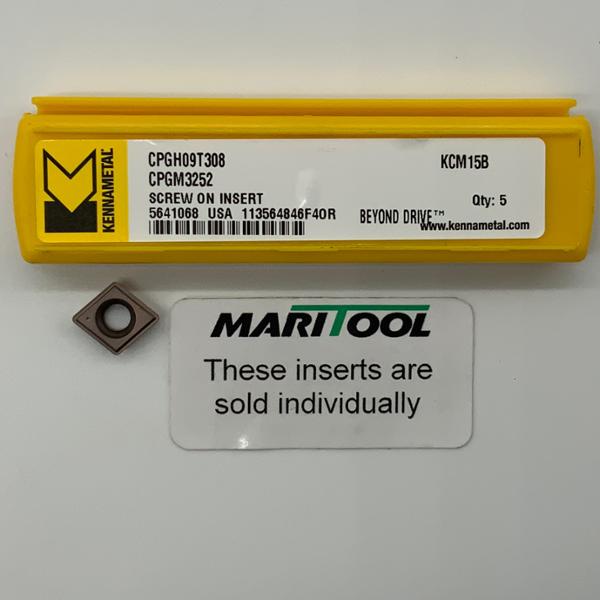 Kennametal CPGH09T308 KCM15B ( CPGM3252 )