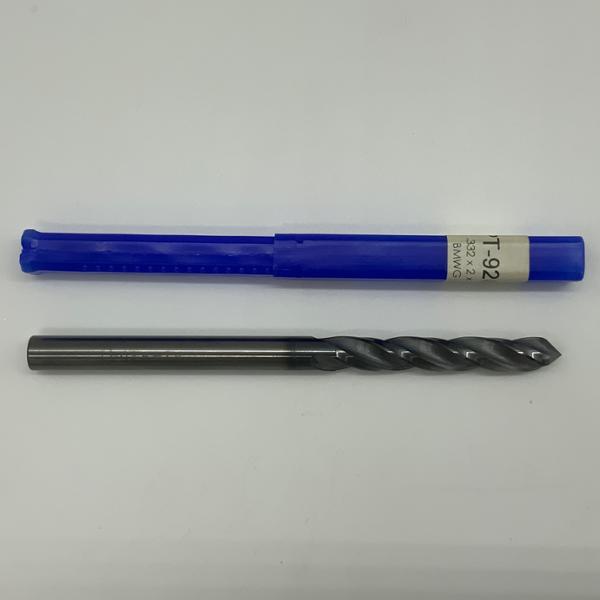 Garr Solid Carbide 3 Flute Drill .3320 (8.4mm) Cutting Dia X 2.05 Flute Length