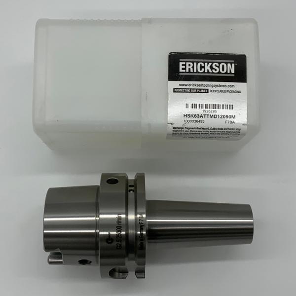 Erickson HSK63A X 12mm Shrinkfit Tool Holder X 90mm Gage Length