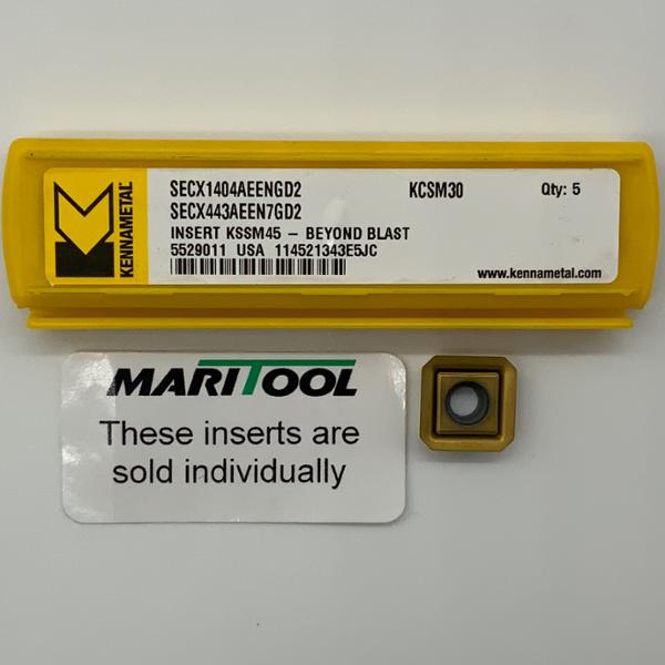 Kennametal SECX1404AEENGD2 KCSM30 ( SECX443AEEN7GD2 )