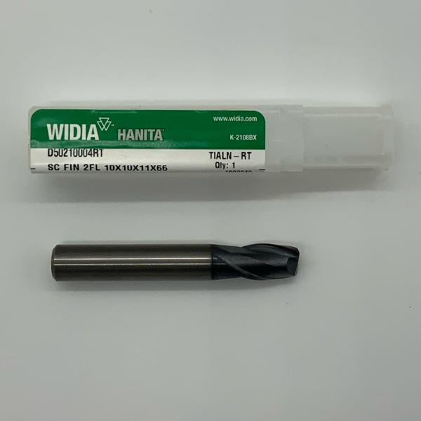 Widia Solid Carbide 2 Flute Endmill .3937 (10mm) Cutting Dia X .47 Flute Length
