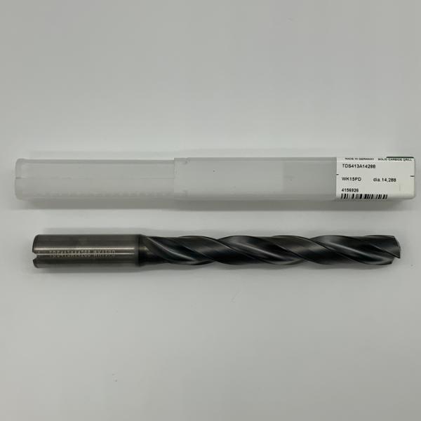 Widia Solid Carbide 2 Flute Drill .5625 (14.288mm) Cutting Dia X 4.30 Flute Length Coolant Thru