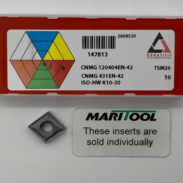 Ceratizit CNMG120404EN 42 TSM20 ( CNMG431EN 42 )