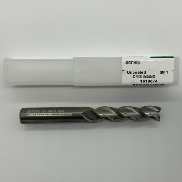 Widia Solid Carbide 3 Flute Endmill .4724 (12mm) Cutting Dia X 1.81 Flute Length
