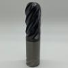 Solid Carbide 6 Flute Endmill 1.250 (31.75mm) Cutting Dia X 2.5 Flute Length With .500 Corner Radius