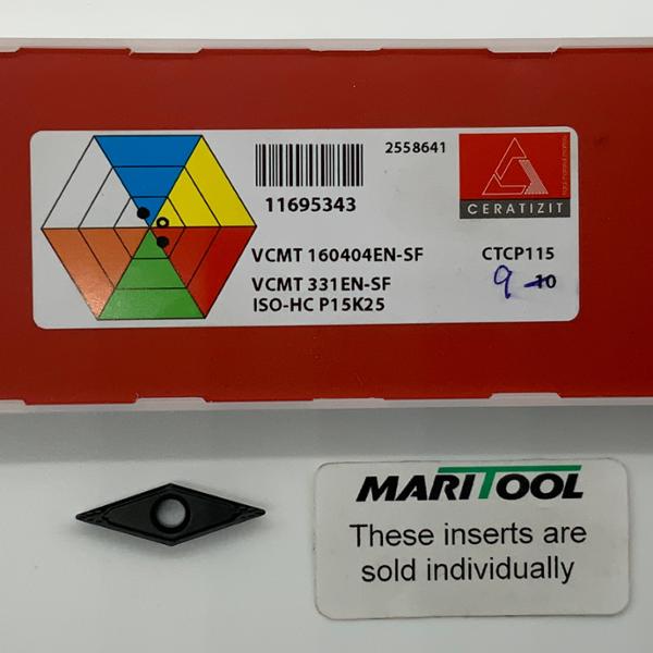 Ceratizit VCMT160404EN SF CTCP115 ( VCMT331EN SF )