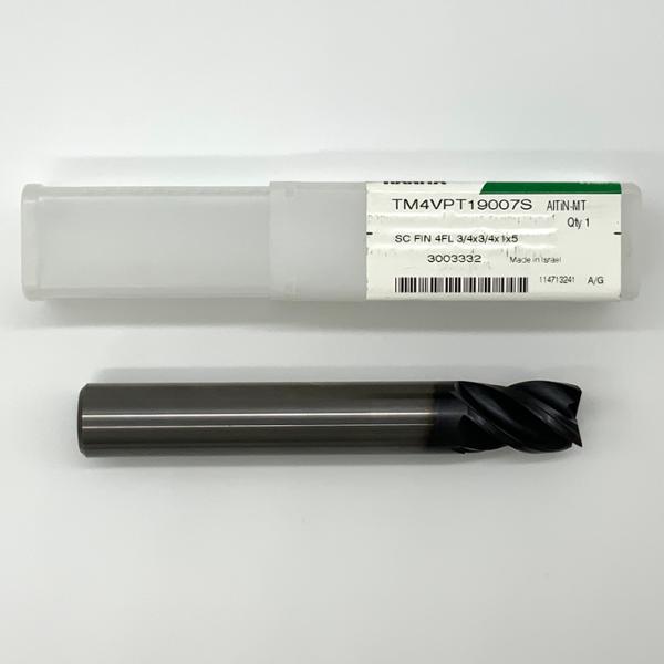 Widia Solid Carbide 4 Flute Endmill .7500 (3/4”) Cutting Dia X 1.0 Flute Length Variable Flute