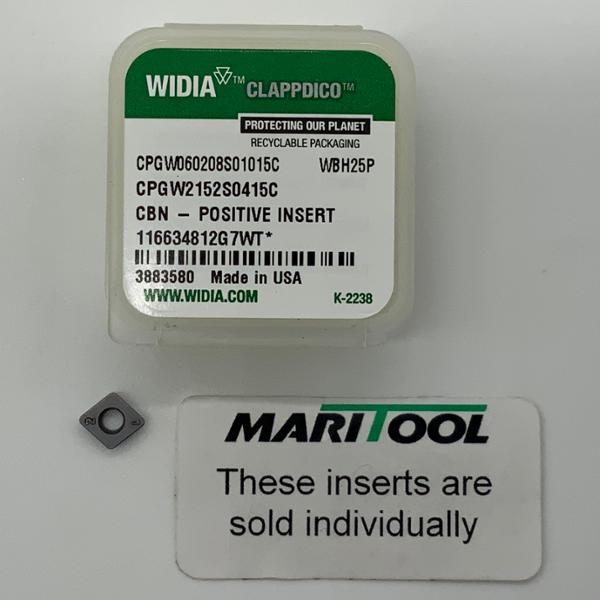 Widia CPGW060208S01015C WBH25P ( CPGW2152S0415C )