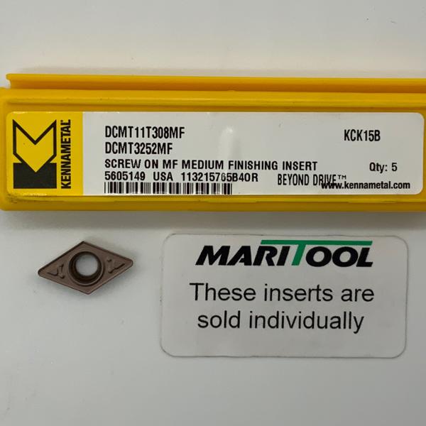 Kennametal DCMT11T308MF KCK15B ( DCMT3252MF )