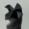 Solid Carbide 4 Flute Roughing Endmill .5512 (14mm) Cutting Dia X 1.08 Flute Length With .030 Corner Chamfer