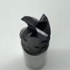 Solid Carbide 4 Flute Endmill With Chip Breaker .3750 (3/8) Cutting Dia X .50 Flute Length With .020 Corner radius