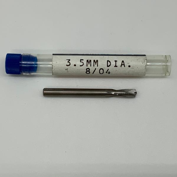 Garr Solid Carbide 2 Flute Drill .1378 (3.5mm) Cutting Dia X .35 Flute Length