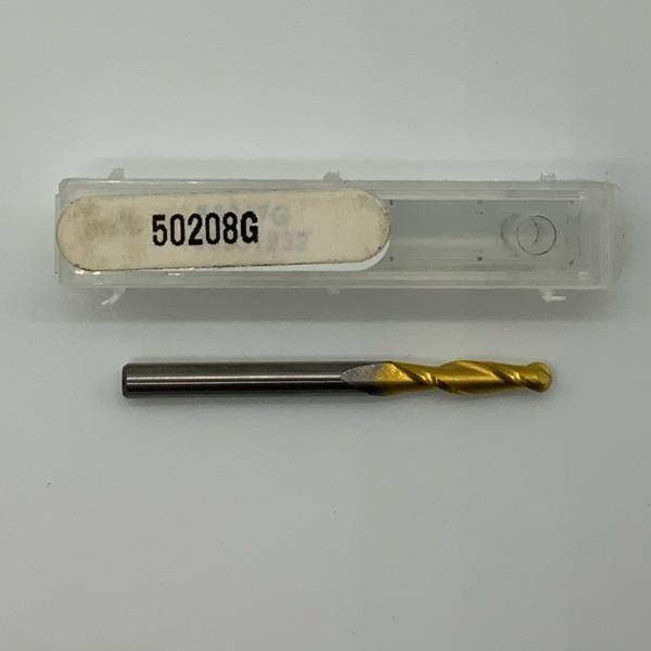 MariTool Solid Carbide 2 Flute Ball Endmill .1250 (1/8”) Cutting Dia X .50 Flute Length