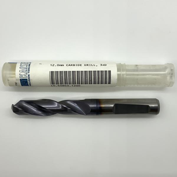Sphinx Solid Carbide 2 Flute Drill .4724 (12.0mm) Cutting Dia X 1.75 Flute Length