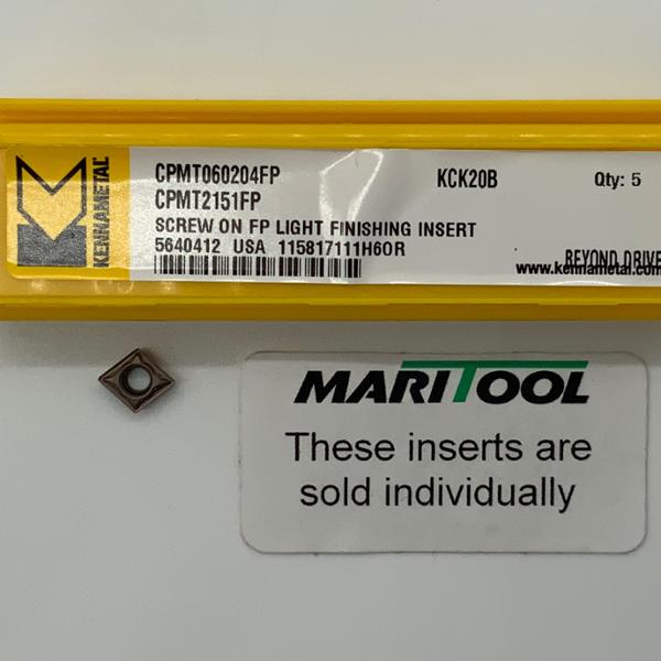 Kennametal CPMT060204FP KCK20B ( CPMT2151FP )