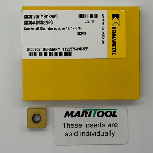 Kennametal SNXQ1206TMS01220PG KCP15 ( SNXQ44TMS0520PG )