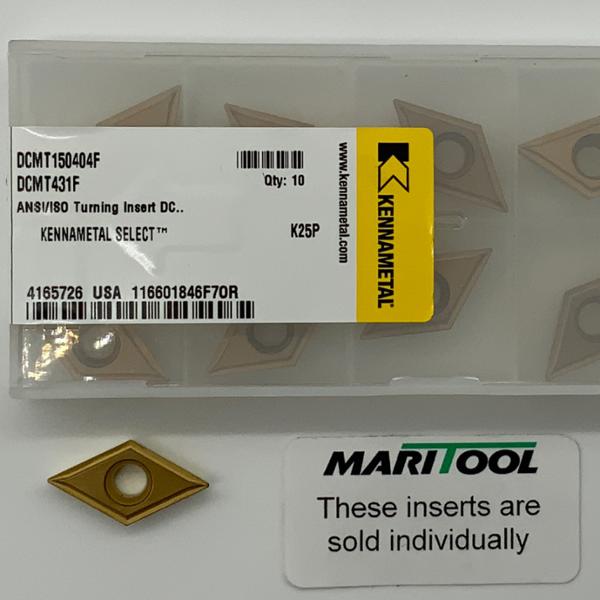 Kennametal DCMT150404F K25P ( DCMT431F )