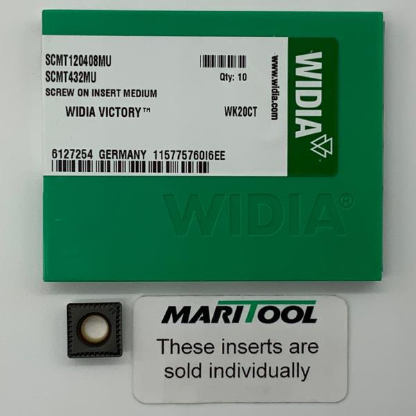 Widia SCMT120408MU WK20CT ( SCMT432MU )