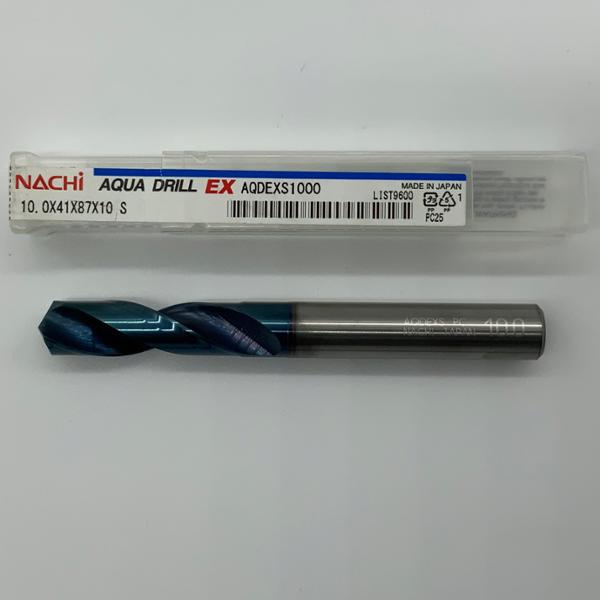 Nachi Solid Carbide 2 Flute Drill .3937 (10mm) Cutting Dia X 1.61 Flute Length