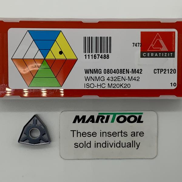 Ceratizit WNMG080408EN M42 CTP2120 ( WNMG432EN M42 )
