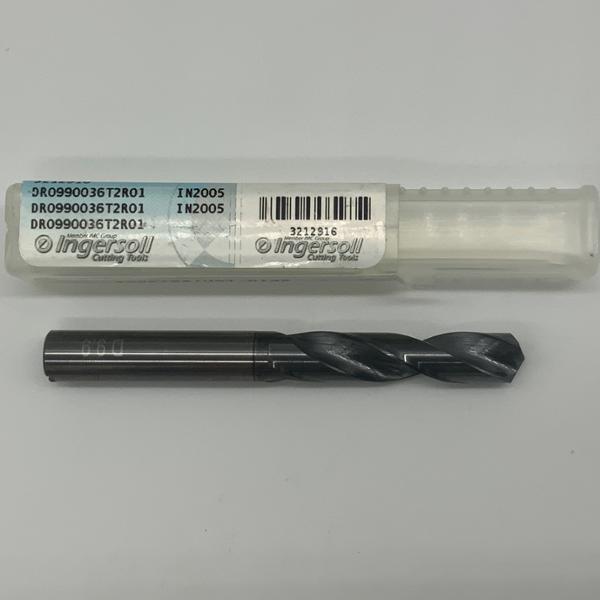 Ingersoll Solid Carbide 2 Flute Drill .3898 (9.9mm) Cutting Dia X 1.70 Flute Length Coolant Thru