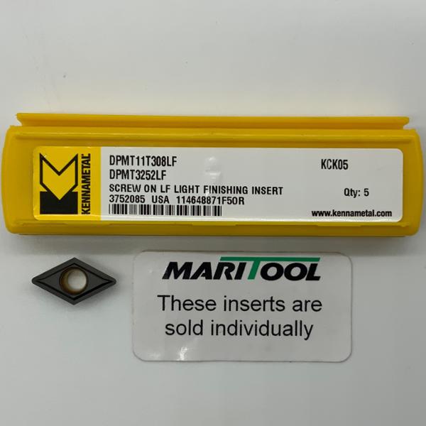 Kennametal DPMT11T308LF KCK05 ( DPMT3252LF )
