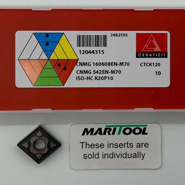 Ceratizit CNMG160608EN M70 CTCK120 ( CNMG542EN M70 )