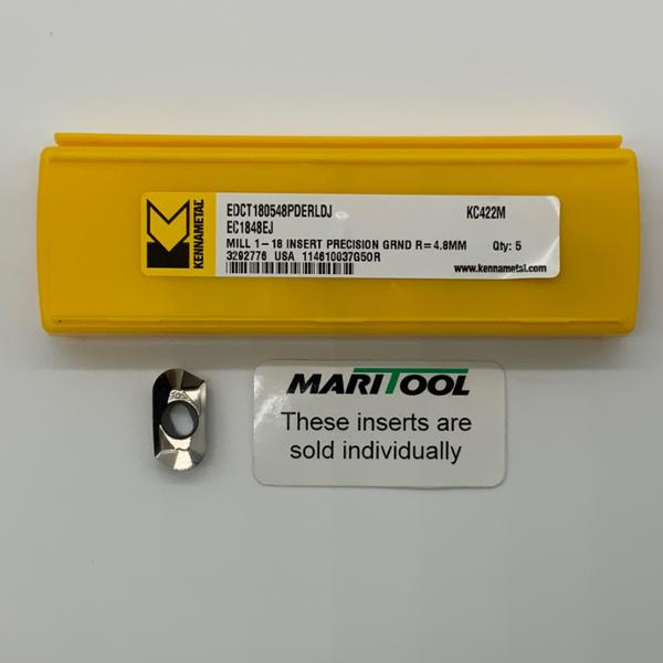 Kennametal EDCT180548PDERLDJ KC422M (EC1848EJ)
