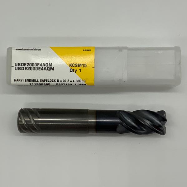 Kennametal Solid Carbide Necked 4 Flute Endmill .7874 (20.0mm) Cutting Dia X 1.20 Flute Length With 3mm Corner Radius