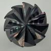 Solid Carbide 11 Flute Endmill .9843 (25mm) Cutting Dia X 38mm Flute Length With 1.0mm Corner Radius