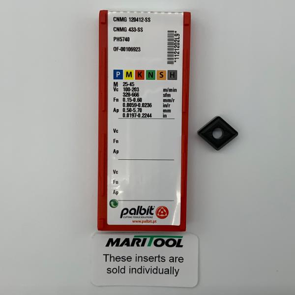Palbit CNMG 433 SS  PH5740 ( CNMG 120412 SS )