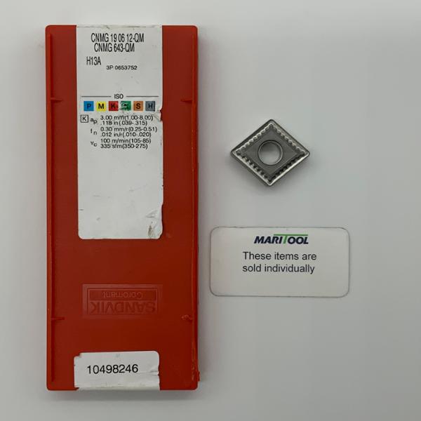 Sandvik CNMG190612 QM H13A ( CNMG643 QM )