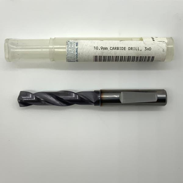 Sphinx Solid Carbide 2 Flute Drill .4291 (10.9mm) Cutting Dia X 1.74 Flute Length