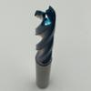 Solid Carbide 3 Flute Drill .4449 (11.3mm) Cutting Dia X 2.24 Flute Length Coolant Thru