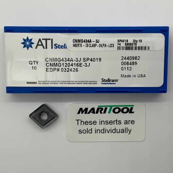 ATI Stellram CNMG120416E 3J SP4019 (CNMG434A 3J)